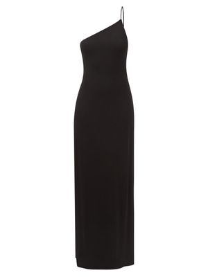 Nili Lotan - Amelie One-shoulder Cutout Jersey Dress - Womens - Black