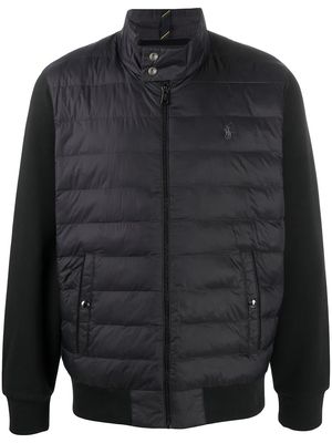 Polo Ralph Lauren Polo Pony-embroidered quilted jacket - Black