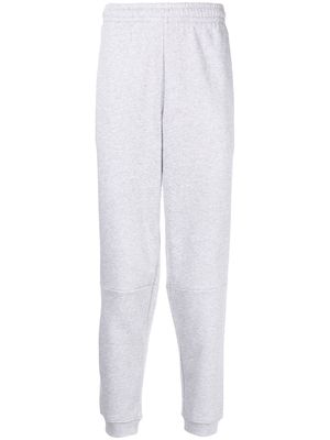 Lacoste logo-tape cotton track pants - Grey