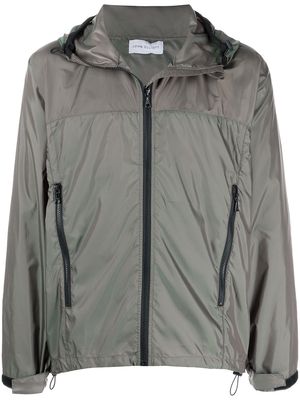 John Elliott iridescent hooded field jacket - Grey