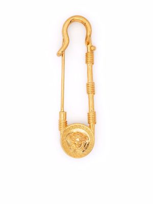 Versace Medusa safety pin - Gold