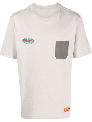 Heron Preston logo-print cotton T-shirt - Grey