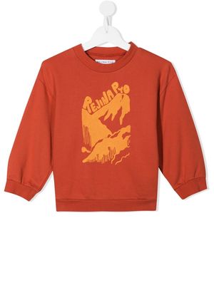 Rejina Pyo Luka logo-print organic cotton sweatshirt - Red