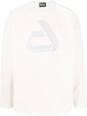 Diesel graphic-print cotton sweatshirt - Neutrals