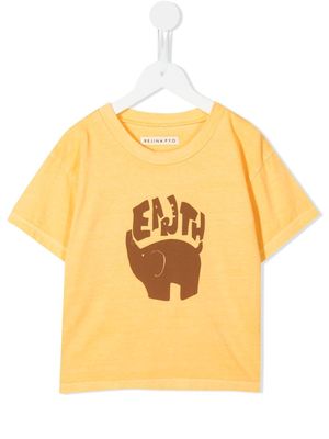 Rejina Pyo Ellis graphic-print organic cotton T-shirt - Orange