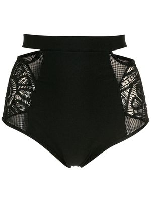 Martha Medeiros Camila high-waisted bikini bottoms - Black