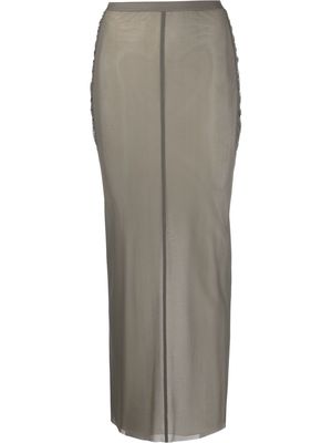 Rick Owens high-waist pencil skirt - Grey