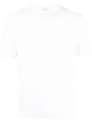 Malo knitted cotton t-shirt - White