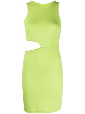 Victor Glemaud cut-out detail knitted dress - Green