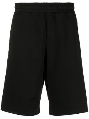 MSGM side-stripe track shorts - Black