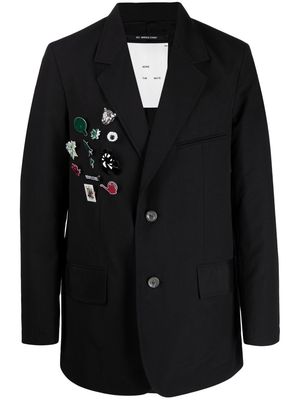 Song For The Mute Overiszed single-breasted blazer - Black
