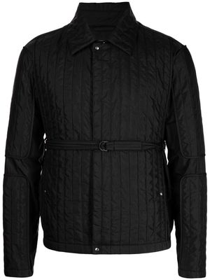 Craig Green belted quilted jacket - Black
