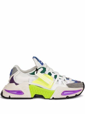 Dolce & Gabbana Airmaster panelled low-top sneakers - White