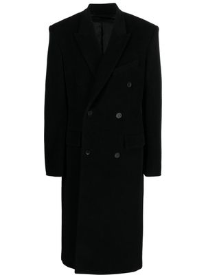 Balenciaga Classic double-breasted coat - Black