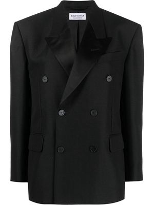 Balenciaga Shrunk Tuxedo double-breasted jacket - Black