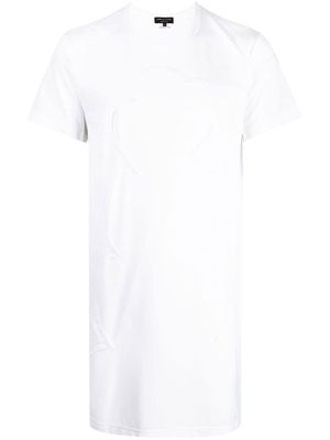 Comme Des Garçons Homme Plus long short-sleeve T-shirt - White
