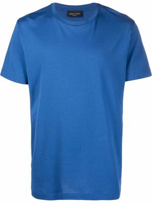 Roberto Collina round neck short-sleeved T-shirt - Blue