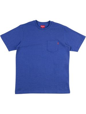 Supreme chest-pocket T-shirt - Blue