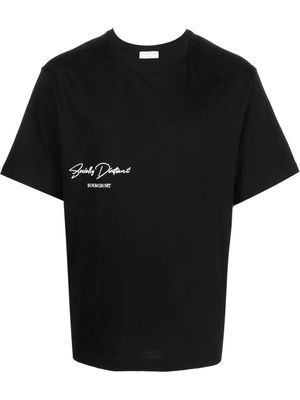 Ih Nom Uh Nit slogan-print cotton T-shirt - Black