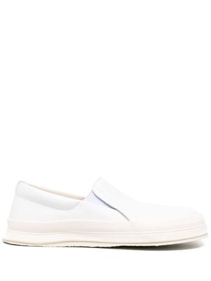 Jacquemus slip-on leather trainers - White