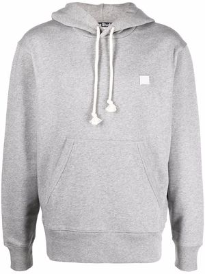 Acne Studios cotton drawstring hoodie - Grey