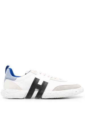 Hogan 3R panelled lace-up sneakers - White