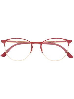 Ray-Ban round frame glasses - Red