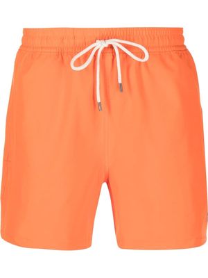 Polo Ralph Lauren logo patch swimming shorts - Orange