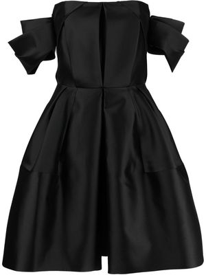 Dice Kayek off-shoulder mini dress - Black