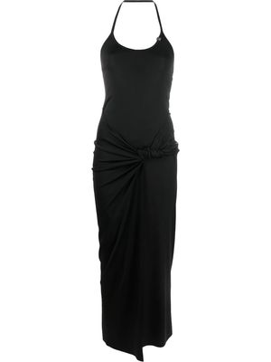 1017 ALYX 9SM Swirl knotted maxi dress - Black