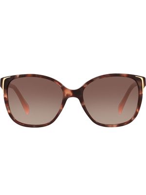 Prada Eyewear tortoiseshell oversized sunglasses - Brown