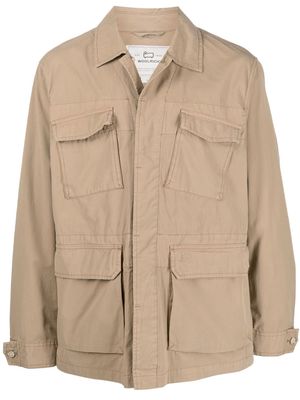 Woolrich Crew Field cotton jacket - Brown