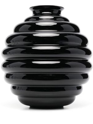 Venini vase-deco glass vase - BLACK