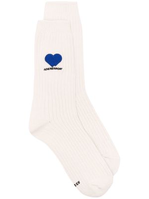 Ader Error logo-embroidered ankle socks - Neutrals