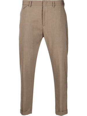 Low Brand cropped tailored trousers - Brown