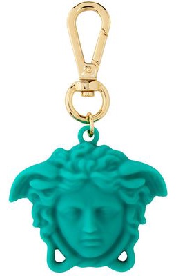 Versace Blue La Medusa Key Chain