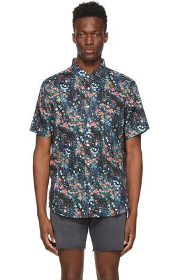 Levi's Black Floral Sunset One Pocket Short Sleeve Shirt