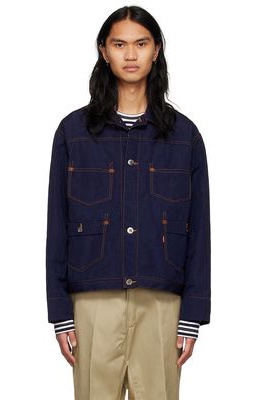 Junya Watanabe Navy Levi's Edition Wool Jacket