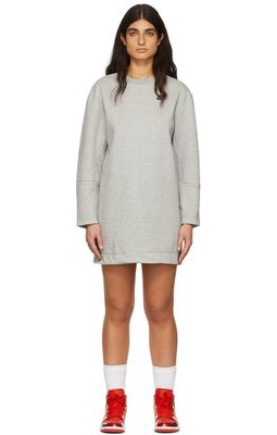 Nike Grey Sportswear Tech Fleece Mini Dress