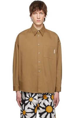 Marni Brown Cotton Shirt