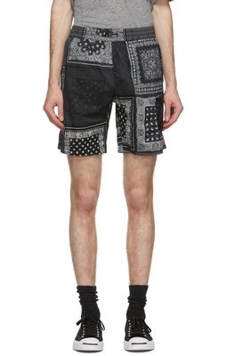 Levi's Grey Bandana Utility Shorts