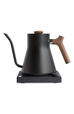 Fellow Stagg EKG Electric Pour Over Kettle in Matte Black W/Walnut Accents