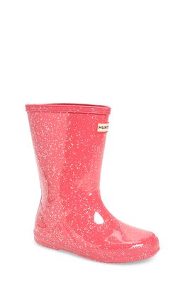 Hunter First Classic Giant Glitter Waterproof Rain Boot in Thrift