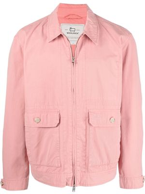 Woolrich zip-up bomber jacket - Pink