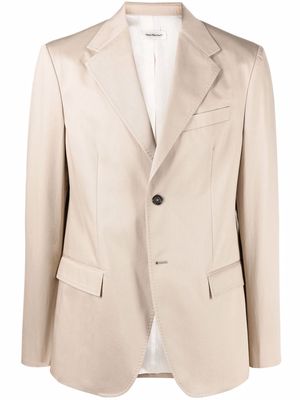 There Was One single-breasted classic fit blazer - Neutrals