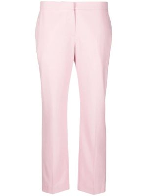 Alexander McQueen straight-leg wool trousers - Pink