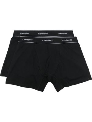 Carhartt WIP two-pack logo-print waistband boxers - Black