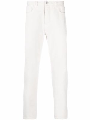There Was One slim-fit cropped jeans - White