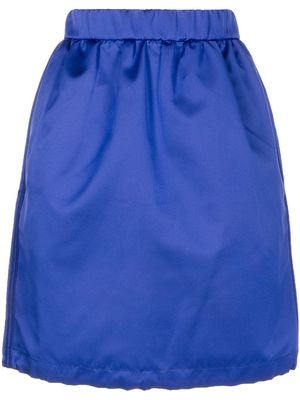 Nº21 gathered-detail high-waisted skirt - Blue