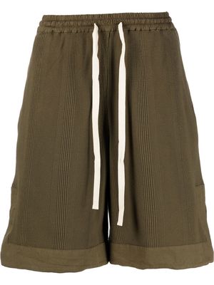 Jil Sander drawstring-fastening shorts - Green